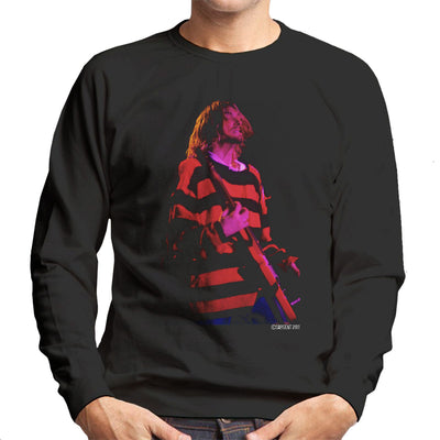 Kurt Cobain Nirvana Guitar Men's Sweatshirt - Don't Talk To Me About Heroes
