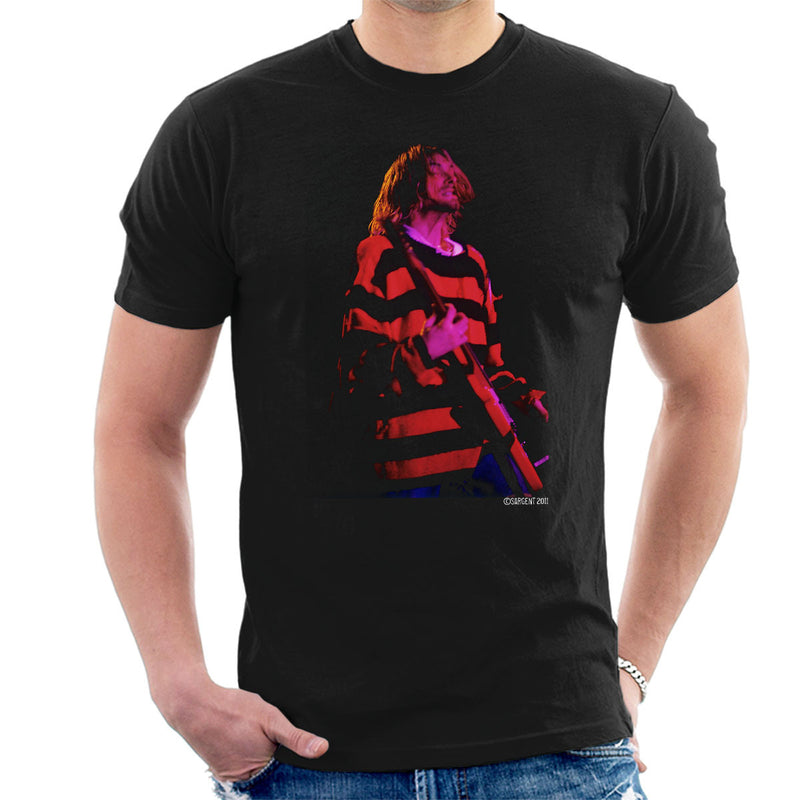 Kurt Cobain Nirvana Guitar Men's T-Shirt - Don't Talk To Me About Heroes