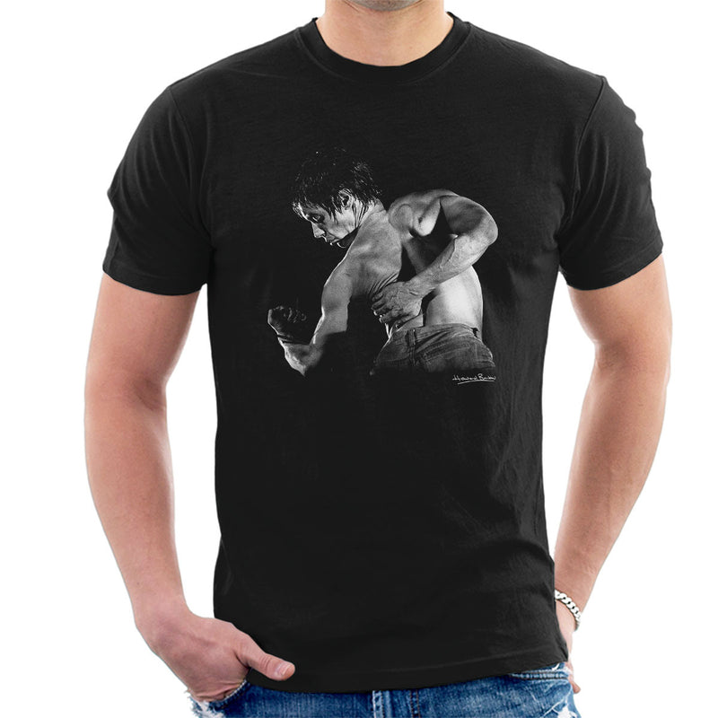 Iggy Pop Back Manchester Apollo 1977 Men's T-Shirt