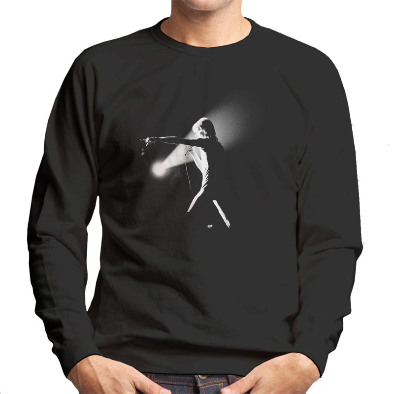 David Bowie Final Ziggy Stardust Hammersmith Odeon Black And White 1973 Men's Sweatshirt - Don't Talk To Me About Heroes