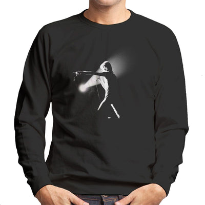 David Bowie Final Ziggy Stardust Hammersmith Odeon Black And White 1973 Men's Sweatshirt