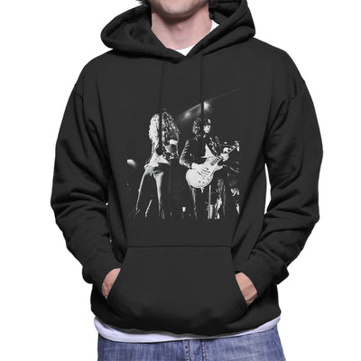 Led Zeppelin Jimmy Page Robert Plant Cardiff Capitol Theatre 1972 Men's Hooded Sweatshirt