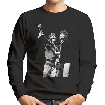 The Rolling Stones Mick Jagger Keith Richards Rotterdam 1973 Men's Sweatshirt - Don't Talk To Me About Heroes
