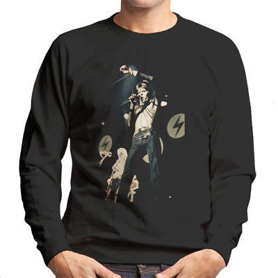 David Bowie Ziggy Stardust Lightening Hammersmith Odeon 1973 Men's Sweatshirt - Don't Talk To Me About Heroes