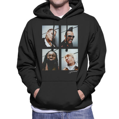 Black Eyed Peas Photoshoot 2004 Fergie Will I Am Men's Hooded Sweatshirt