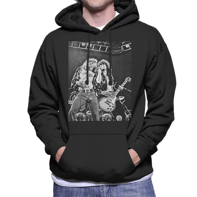 Robert Plant Jimmy Page Led Zeppelin Earls Court 24th May 1975 Men's Hooded Sweatshirt
