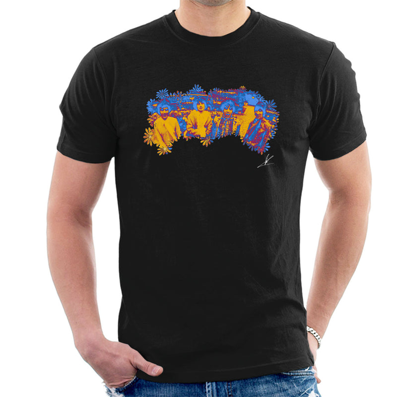 Pink Floyd Ruskin Park Shoot Floral Blue 1967 Men's T-Shirt