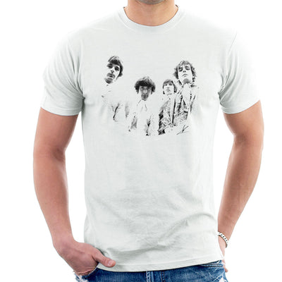 Pink Floyd Ruskin Park Shoot 1967 Black And White Men's T-Shirt