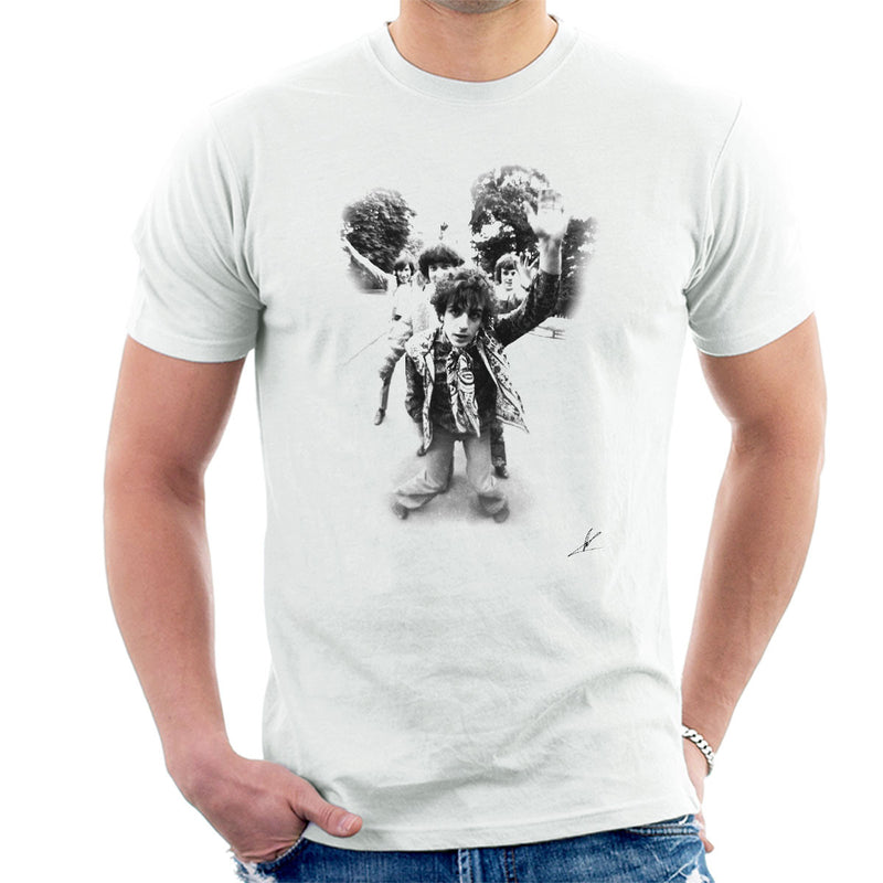 Pink Floyd Gates Of Dawn Cover Outtake Black And White Men's T-Shirt