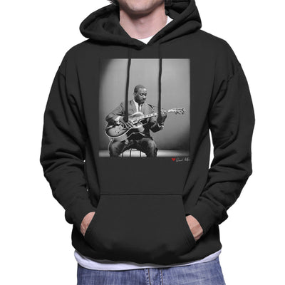 Wes Montgomery Playing Guitar 1964 Men's Hooded Sweatshirt - Don't Talk To Me About Heroes
