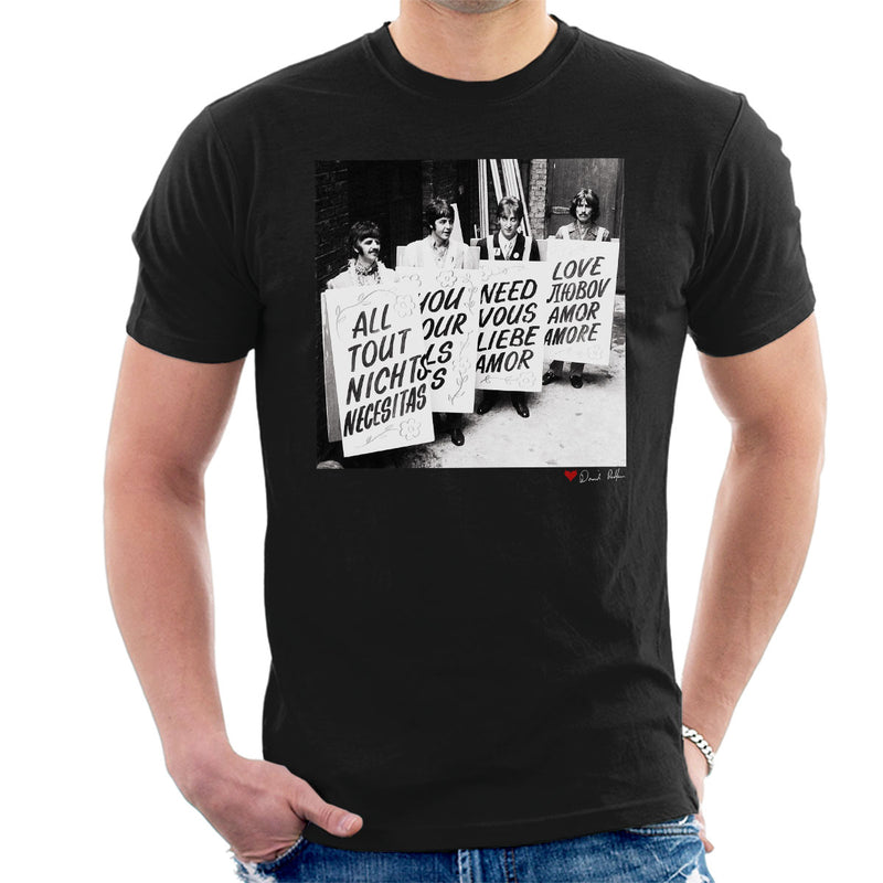 The Beatles All You Need Is Love Abbey Road Studios 1967 Men's T-Shirt