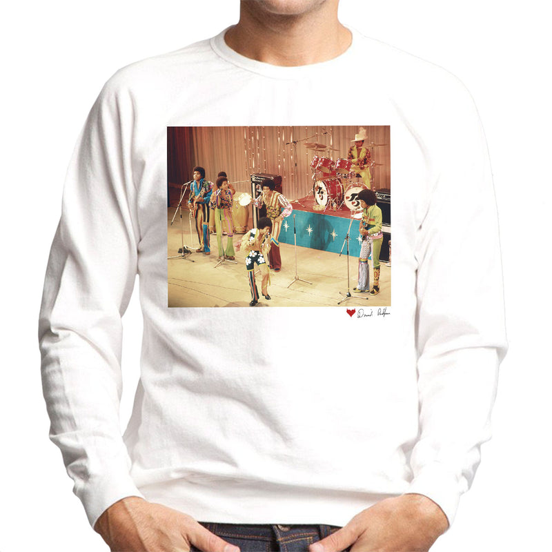 The Jackson 5 At The Royal Variety Performance White Men's Sweatshirt