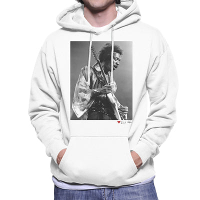 Jimi Hendrix At The Royal Albert Hall 1969 Alt White Men's Hooded Sweatshirt - Don't Talk To Me About Heroes