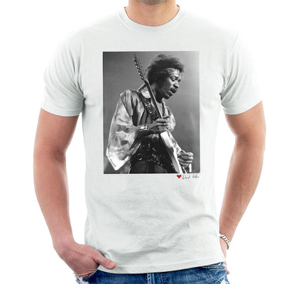Jimi Hendrix At The Royal Albert Hall 1969 Alt White Men's T-Shirt - Don't Talk To Me About Heroes
