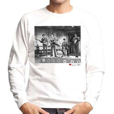 The Beatles Ready Steady Go London 1964 White Men's Sweatshirt - Don't Talk To Me About Heroes