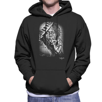 Dennis Brown Smoking Men's Hooded Sweatshirt - Don't Talk To Me About Heroes