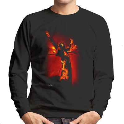 Led Zeppelin Jimmy Page Holding Les Paul Men's Sweatshirt - Don't Talk To Me About Heroes