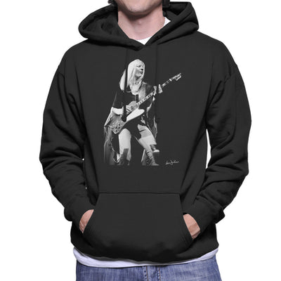 Johnny Winter Gibson Firebird 1974 Men's Hooded Sweatshirt