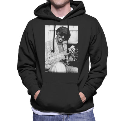 Stevie Wonder London Interview 1974 Men's Hooded Sweatshirt