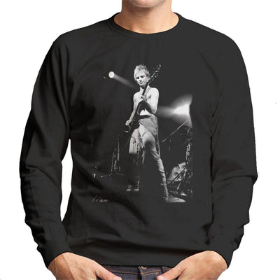 Sting On Bass Live The Police Men's Sweatshirt