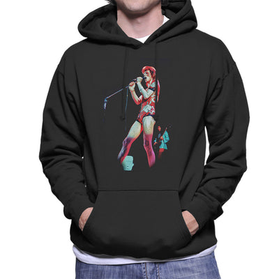 David Bowie Ziggy Stardust Hammersmith Odeon 1973 Men's Hooded Sweatshirt