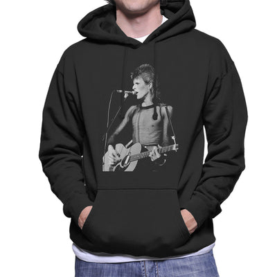 David Bowie Ziggy Stardust Guitar Hammersmith Odeon 1973 Men's Hooded Sweatshirt