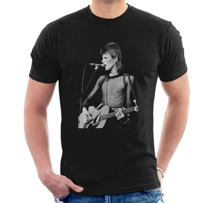 David Bowie Ziggy Stardust Guitar Hammersmith Odeon 1973 Men's T-Shirt
