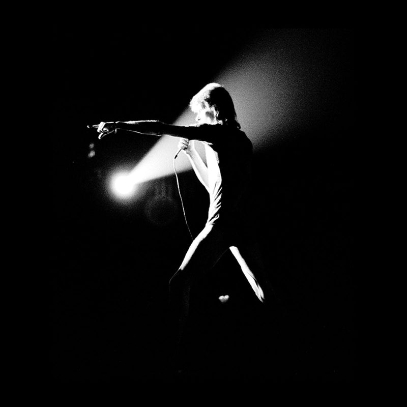 David Bowie Final Ziggy Stardust Hammersmith Odeon Black And White 1973