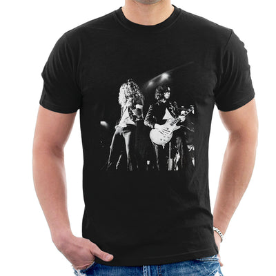 Led Zeppelin Jimmy Page Robert Plant Cardiff Capitol Theatre 1972 Men's T-Shirt