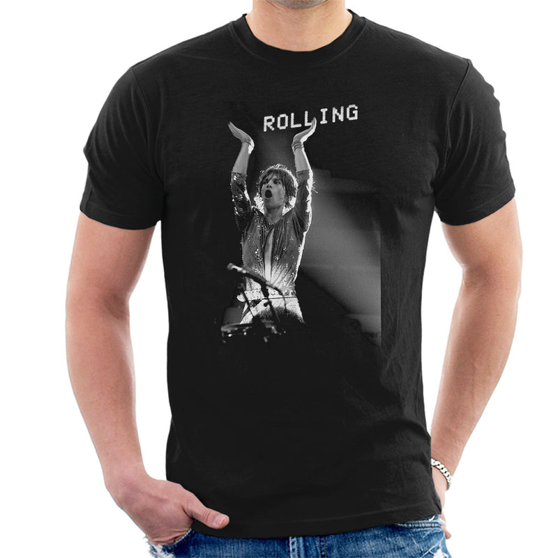 The Rolling Stones Mick Jagger Rotterdam 1973 Men's T-Shirt