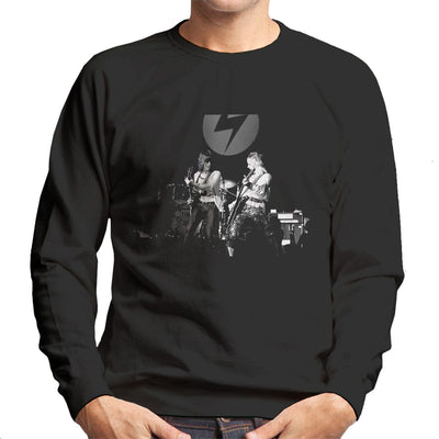 David Bowie Mick Ronson And Jeff Beck On Stage Men's Sweatshirt - Don't Talk To Me About Heroes