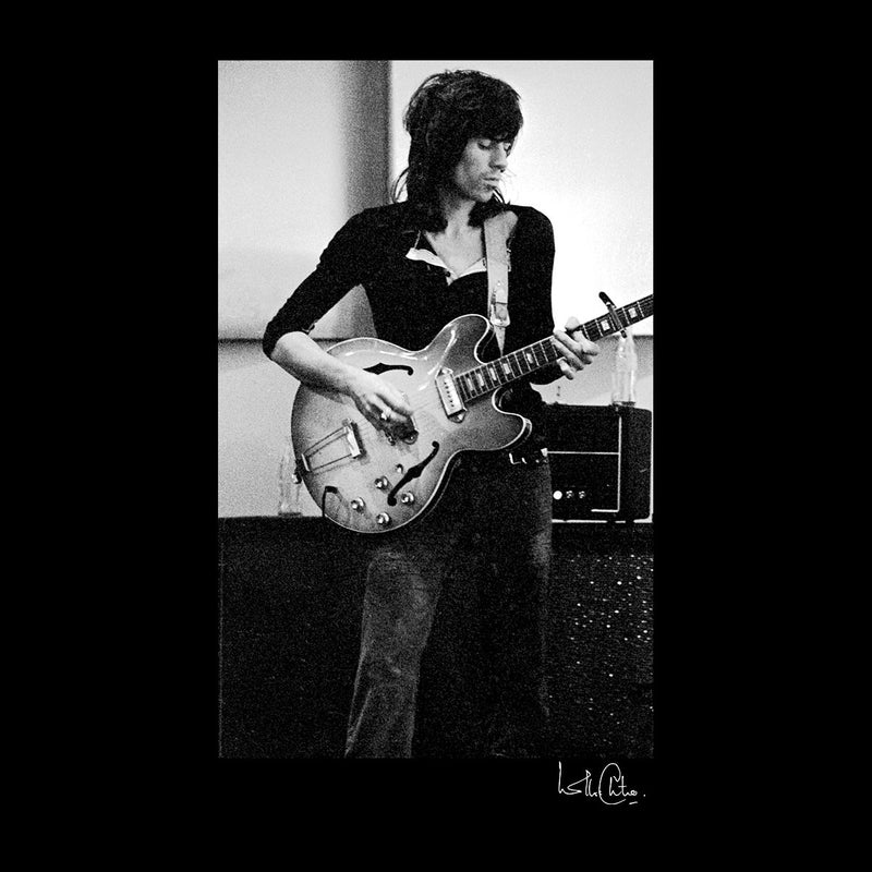Rolling Stones Keith Richards Playing Guitar