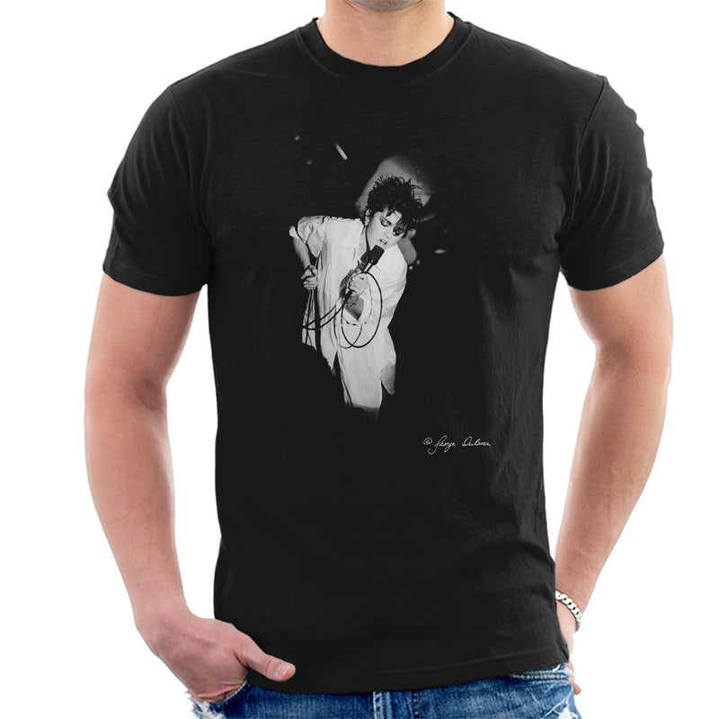 Madonna Singing Microphone Men's T-Shirt - Don't Talk To Me About Heroes