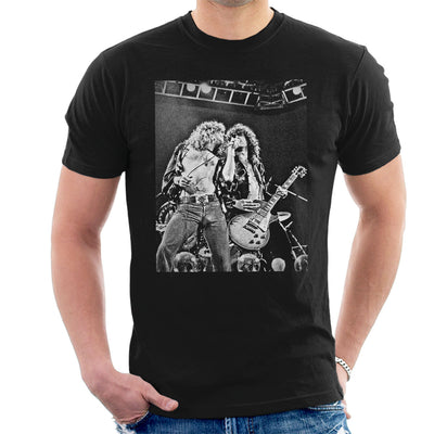 Robert Plant Jimmy Page Led Zeppelin Earls Court 24th May 1975 Men's T-Shirt - Don't Talk To Me About Heroes