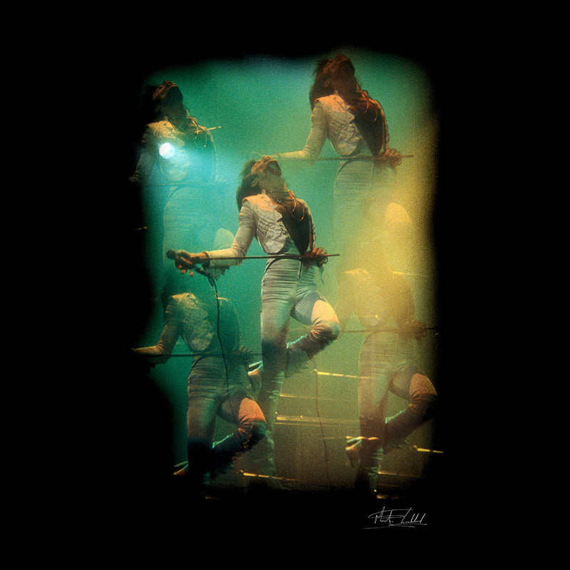 Freddie Mercury In White Queen On Stage