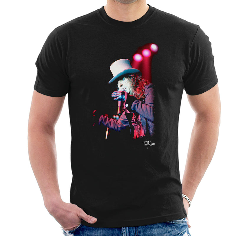 Alice Cooper Top Hat Performing Men's T-Shirt - Don't Talk To Me About Heroes