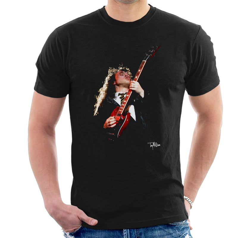 Angus Young ACDC 1988 Men's T-Shirt - Don't Talk To Me About Heroes