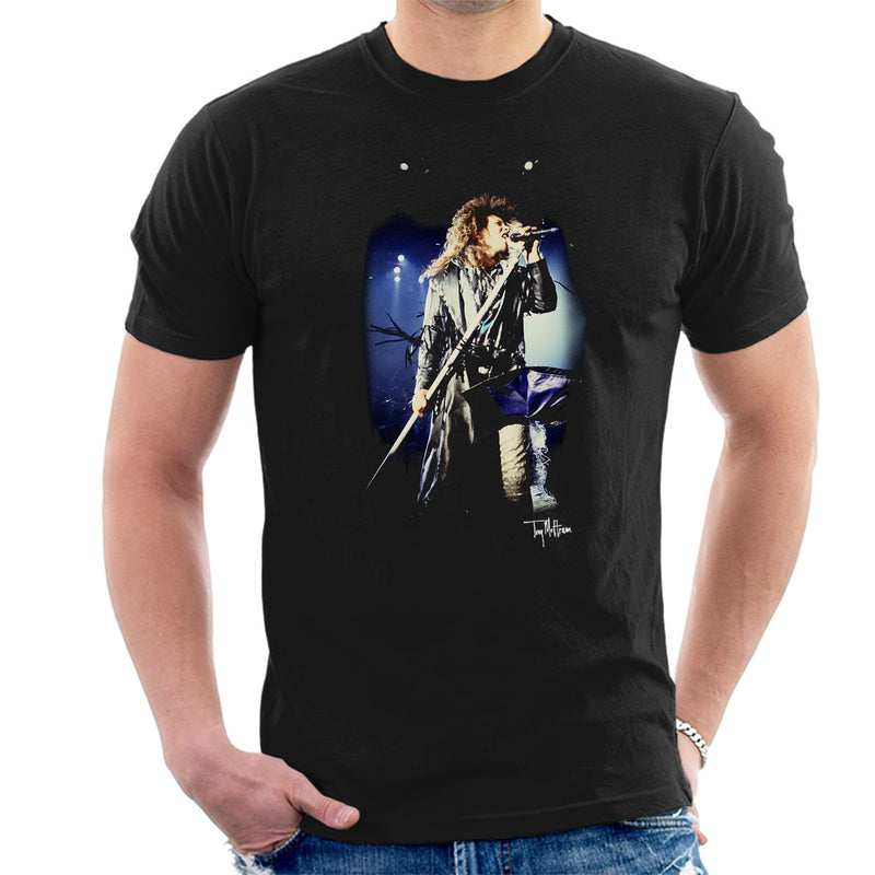 Jon Bon Jovi Performing Live Men's T-Shirt - Don't Talk To Me About Heroes