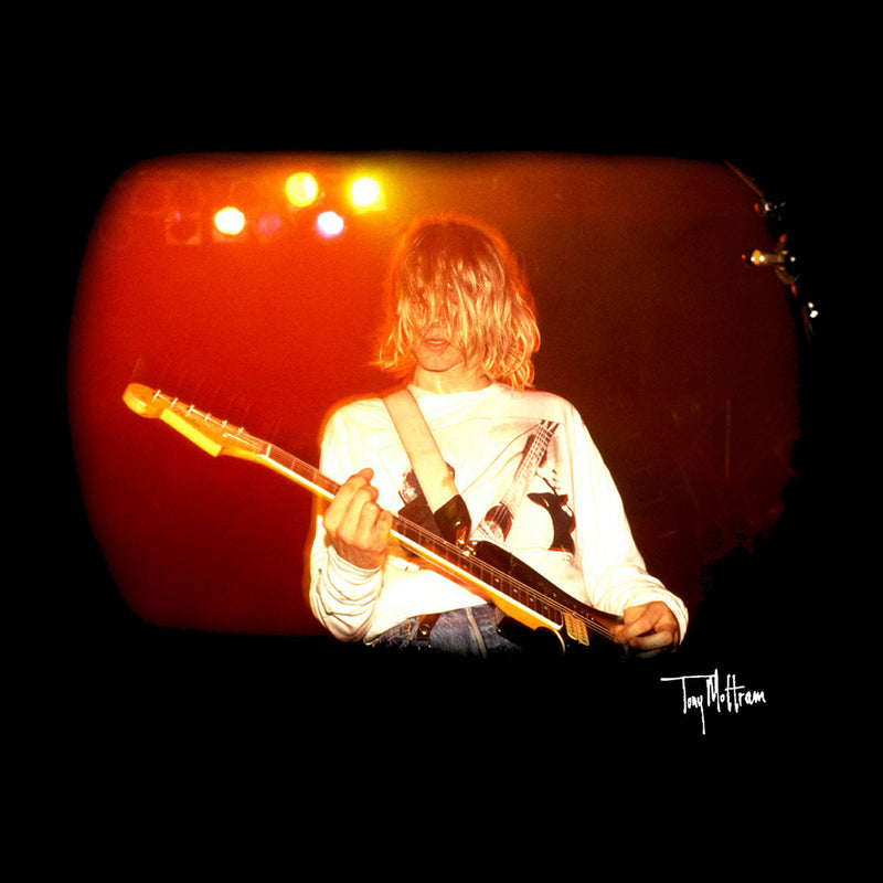 Kurt Cobain Singing Live Guitar Men's T-Shirt - Don't Talk To Me About Heroes