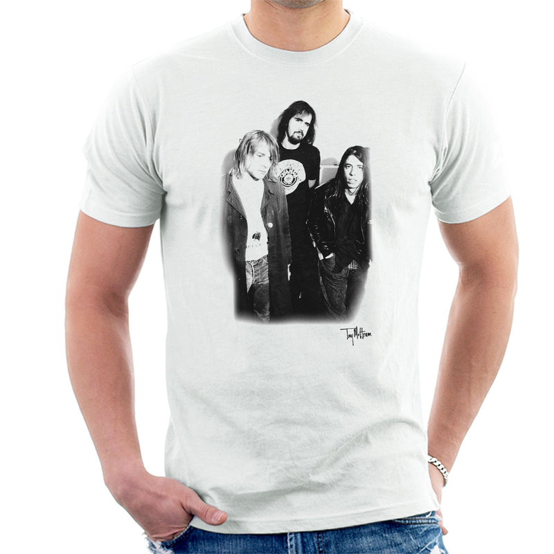 Nirvana Kurt Dave And Krist Men's T-Shirt - Don't Talk To Me About Heroes
