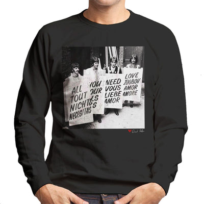 The Beatles All You Need Is Love Abbey Road Studios 1967 Men's Sweatshirt - Don't Talk To Me About Heroes