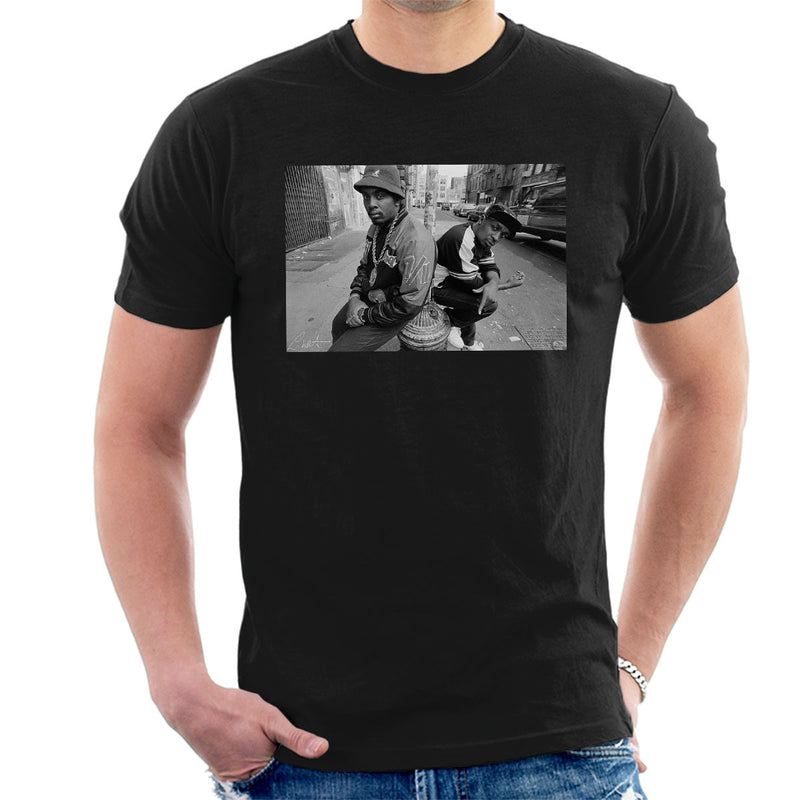 Eric B And Chuck D On The Streets Of New York 1980s Men's T-Shirt - Don't Talk To Me About Heroes