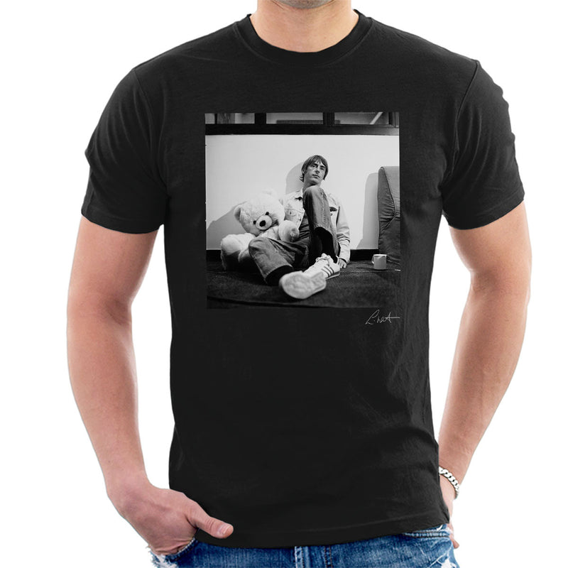 Paul Weller With Teddybear Men's T-Shirt - Don't Talk To Me About Heroes