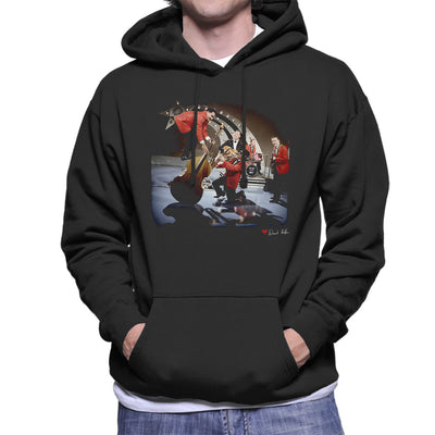 Bill Haley And The Comets Double Bass Balancing Men's Hooded Sweatshirt