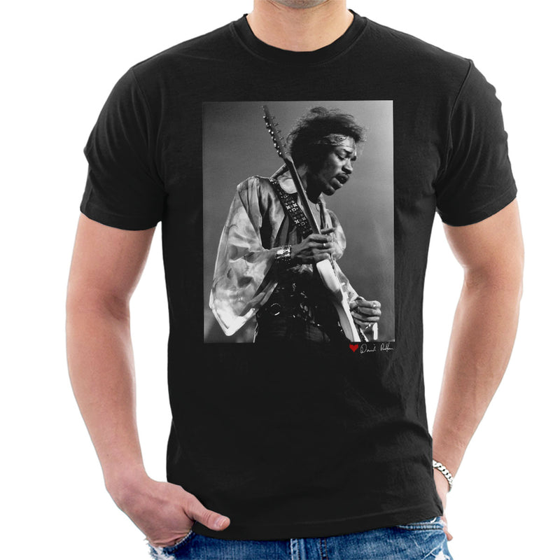 Jimi Hendrix At The Royal Albert Hall 1969 B&W Men's T-Shirt - Don't Talk To Me About Heroes