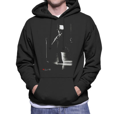 John Coltrane On The Soprano Sax Men's Hooded Sweatshirt