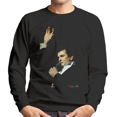 Johnny Cash Performing In London 1983 Men's Sweatshirt