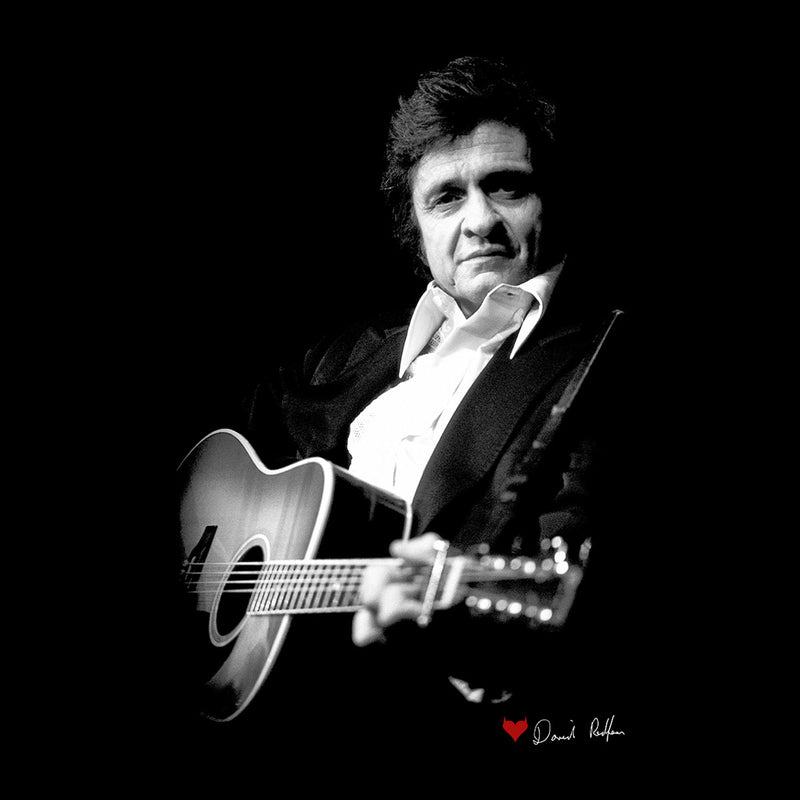 Johnny Cash Performing Guitar Shot London 1983