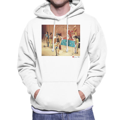The Jackson 5 At The Royal Variety Performance White Men's Hooded Sweatshirt - Don't Talk To Me About Heroes