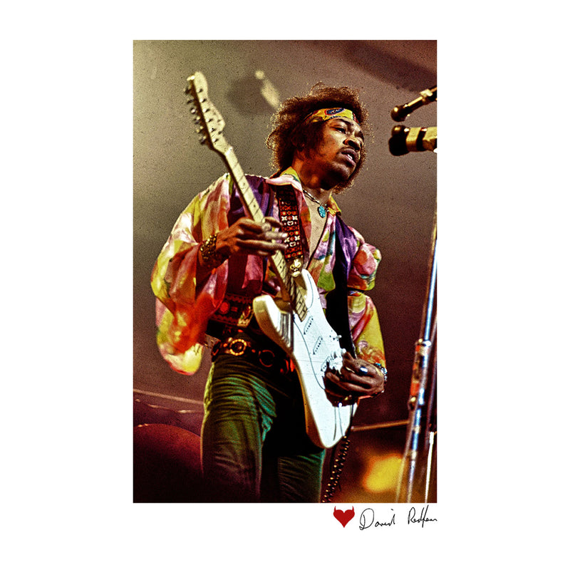 Jimi Hendrix At The Royal Albert Hall 1969 White